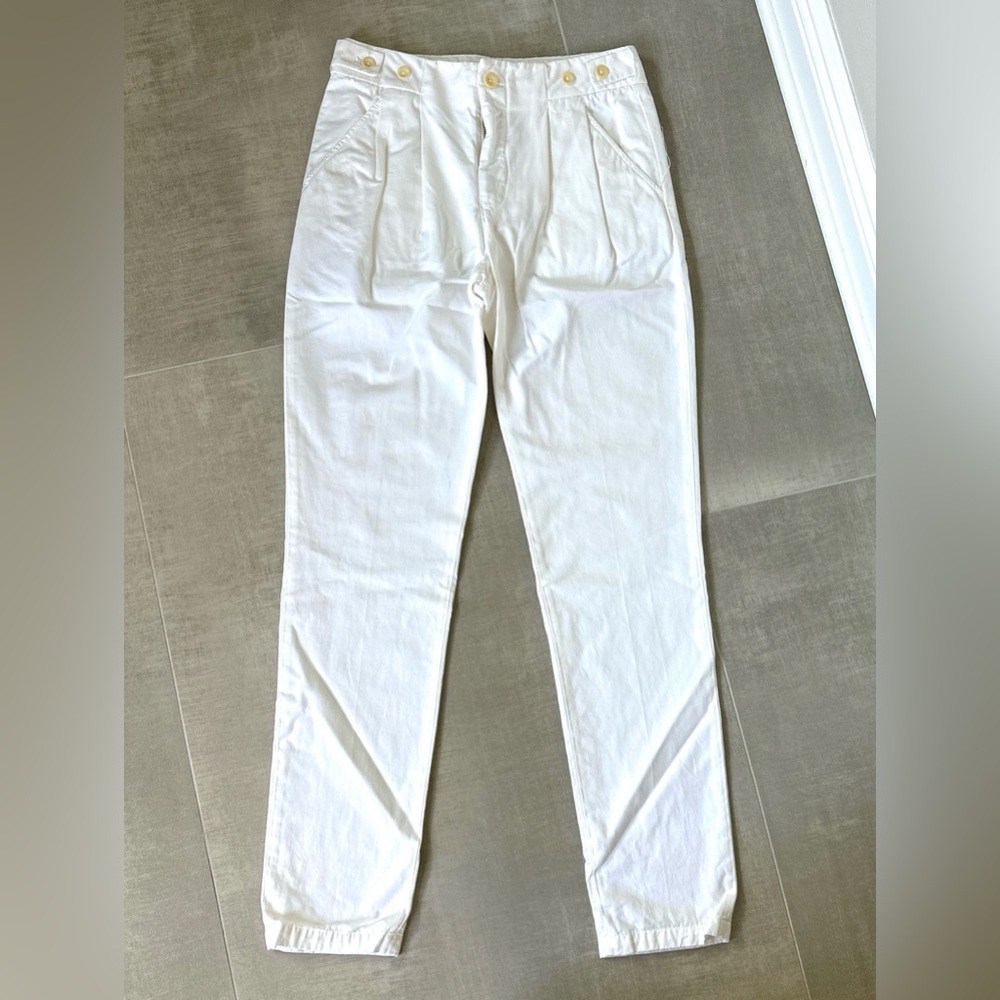Elegant White Women's Trousers